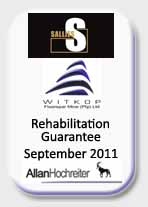 Sallies Witkop Fluorspar Rehabilitation Guarantee, Sept 11